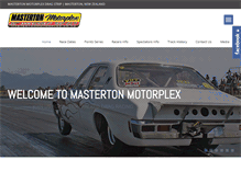 Tablet Screenshot of mastertonmotorplex.co.nz